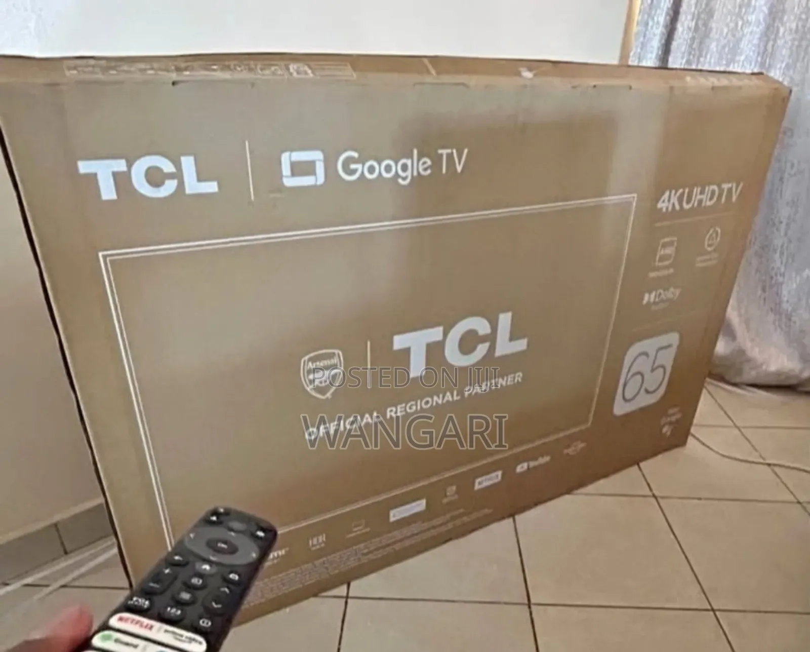 Frameless TCL 65 Inch HDR Television