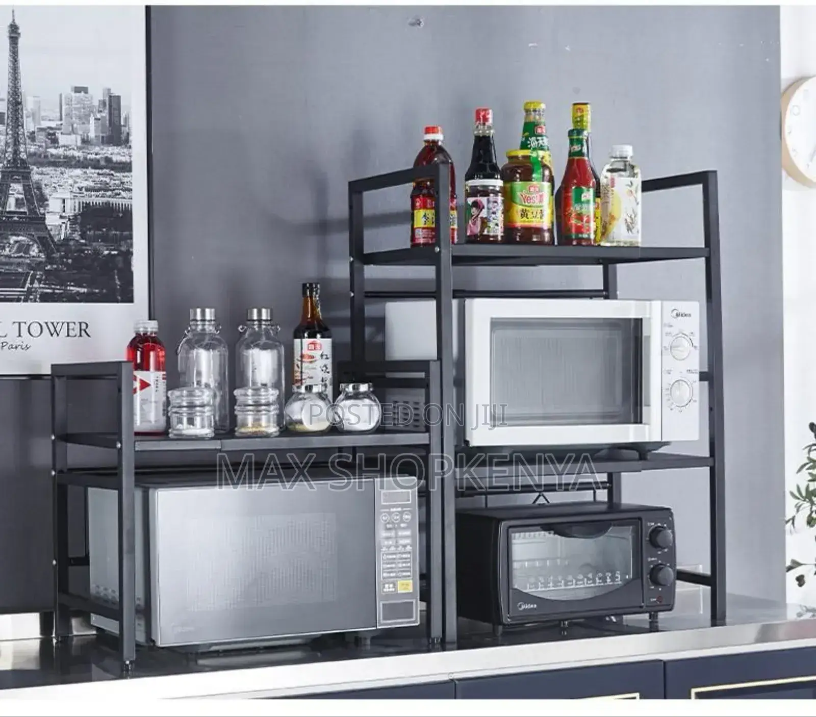 Mettalic Microwave Stand