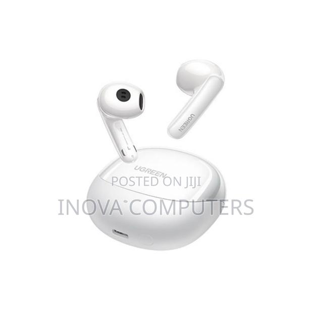 Ugreen Hitune H6 Pro Hybrid Active Noise-cancelling Earbuds - White - main view