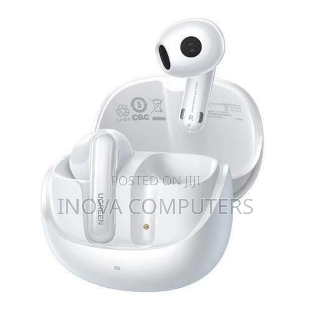 Ugreen Hitune H6 Pro Hybrid Active Noise-cancelling Earbuds - White - thumbnail 2