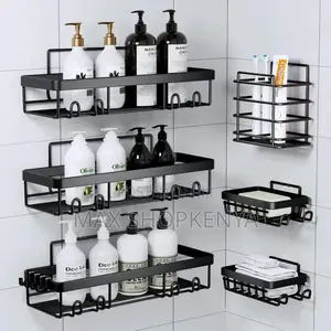 6-Pc Shower Caddy - Spacious Bathroom Shower Organizers