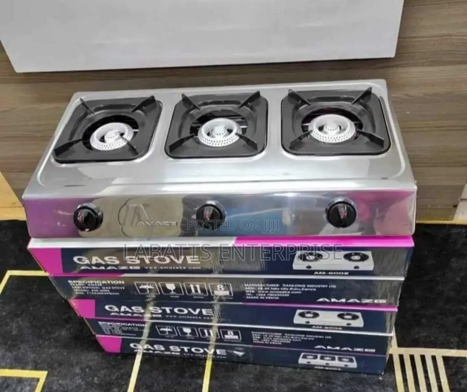 Amaze 3 Burner Table Top Cooker