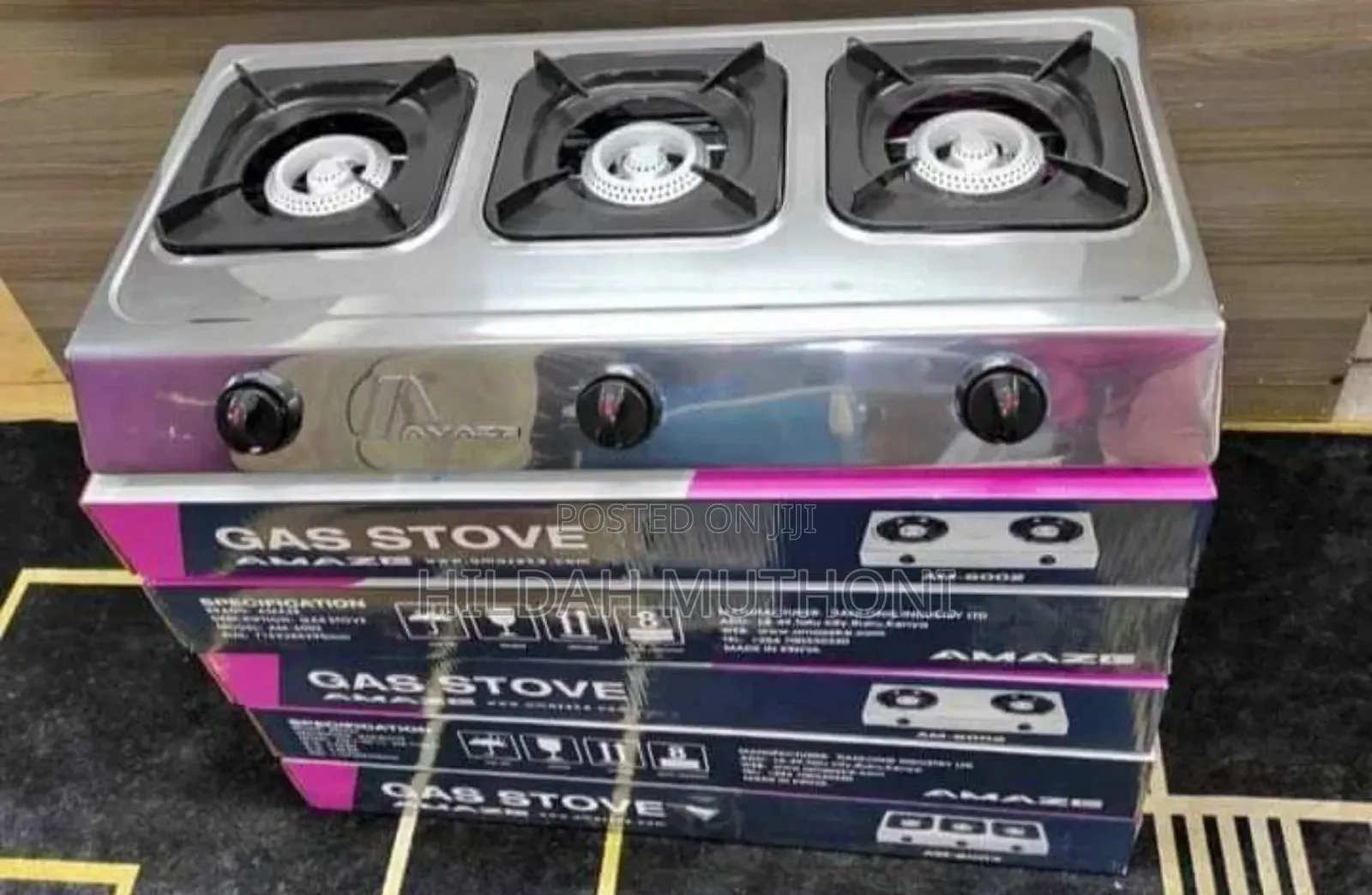 Amaze 3 -Burner Table Top Cooker