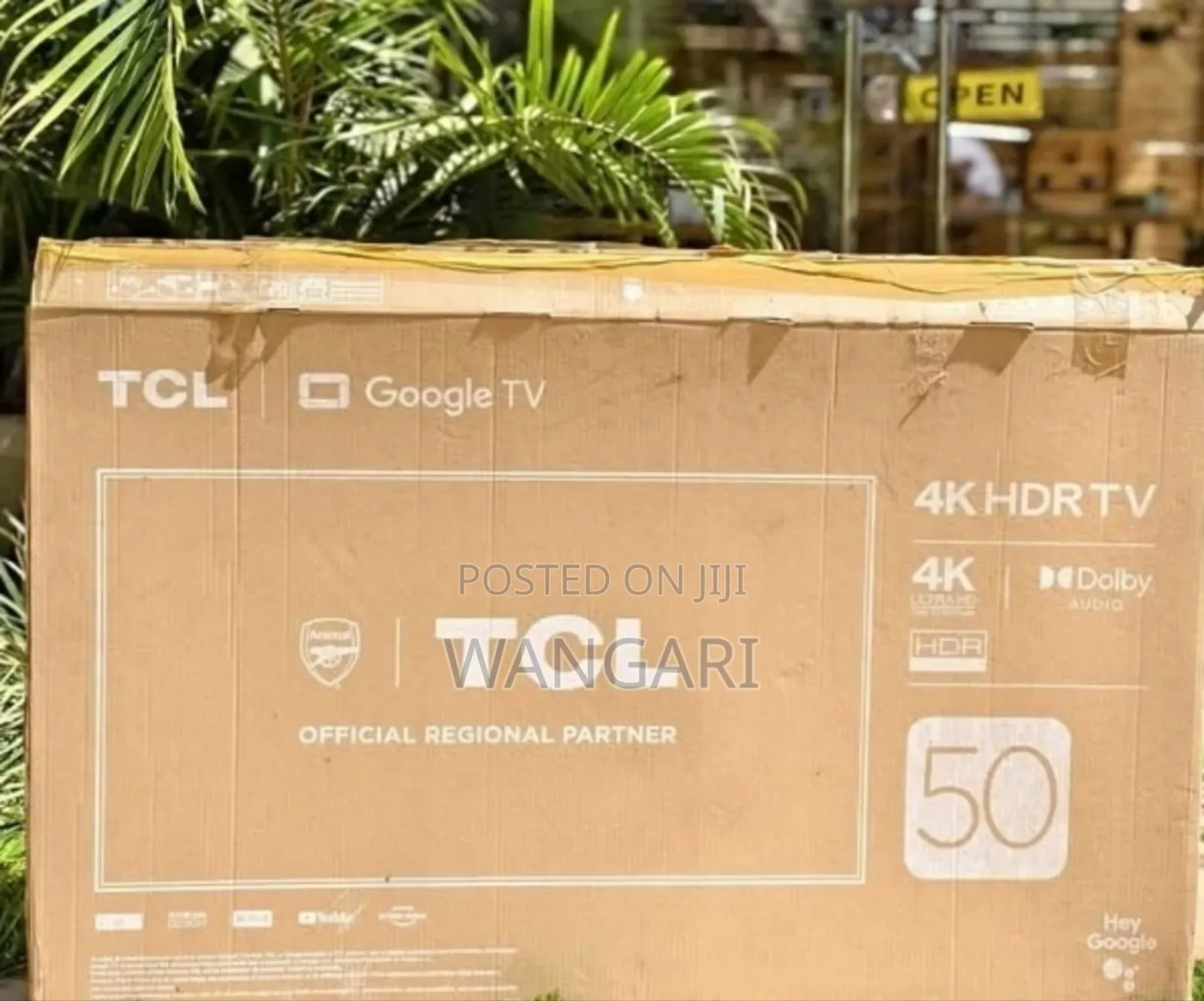 50" TCL Google Tv 4khdr
