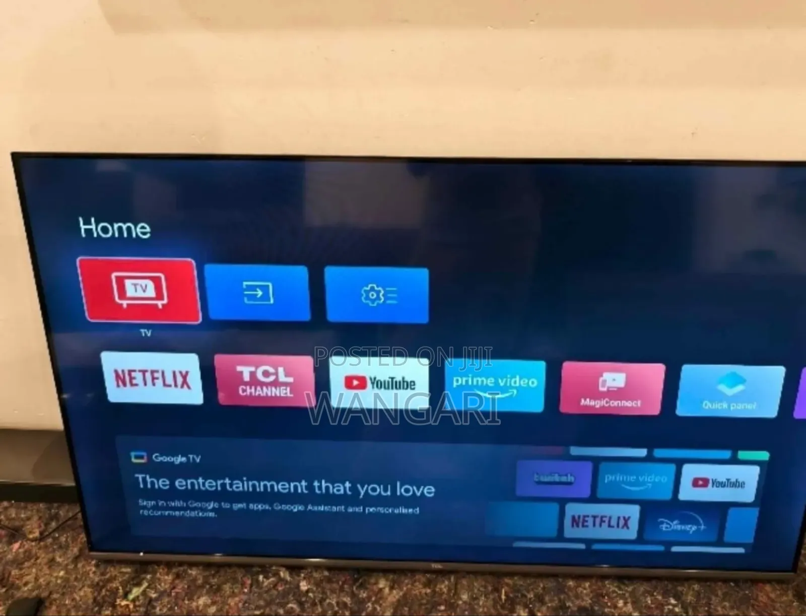 50" TCL Google Tv 4khdr
