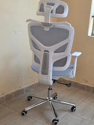 Orthopedic Office Chair Gray White