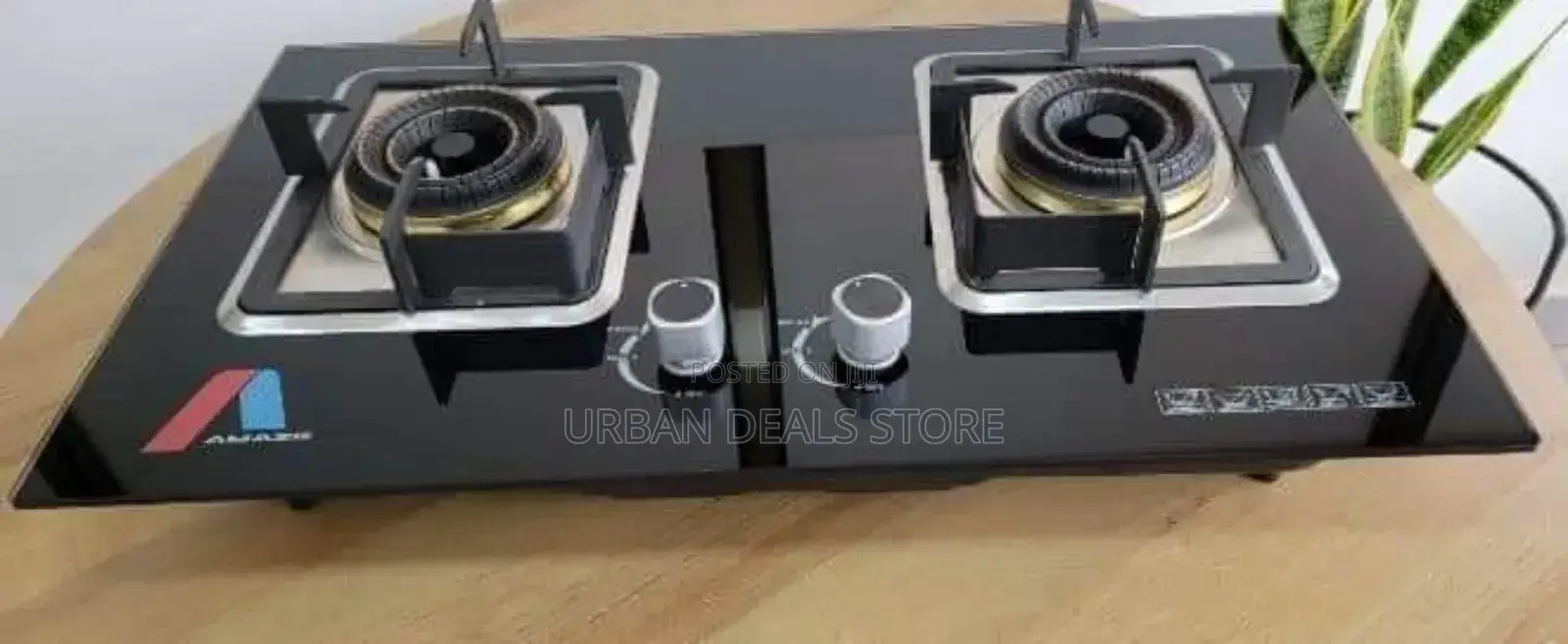 2 Burner Amaze Glass Inbuilt Hob Cooker