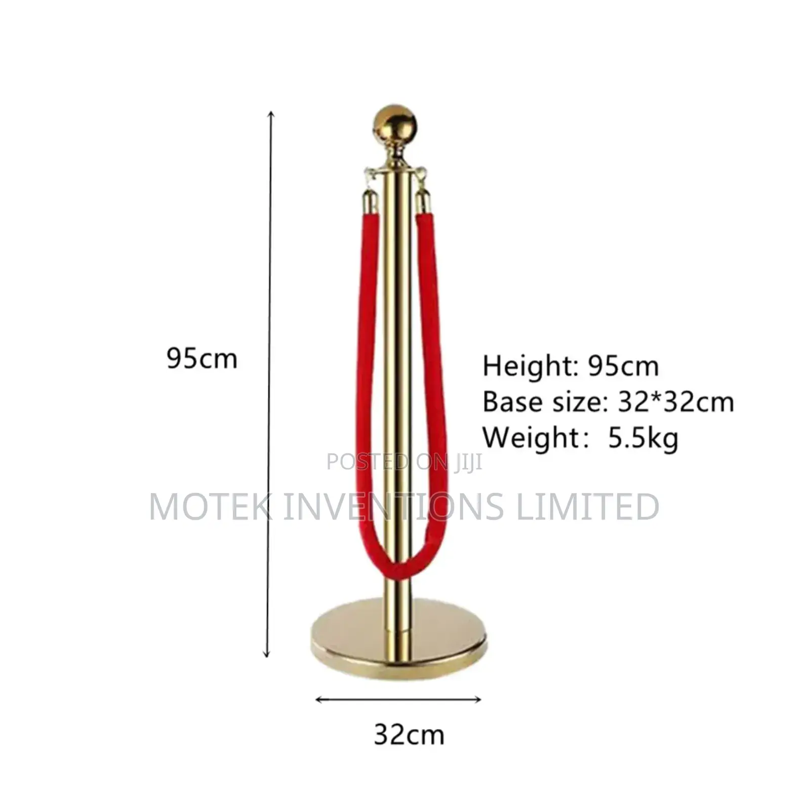 Queue Stands 1 Pair (2pcs) With a Robe
