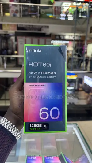 New Infinix Hot 60i 128 GB Black