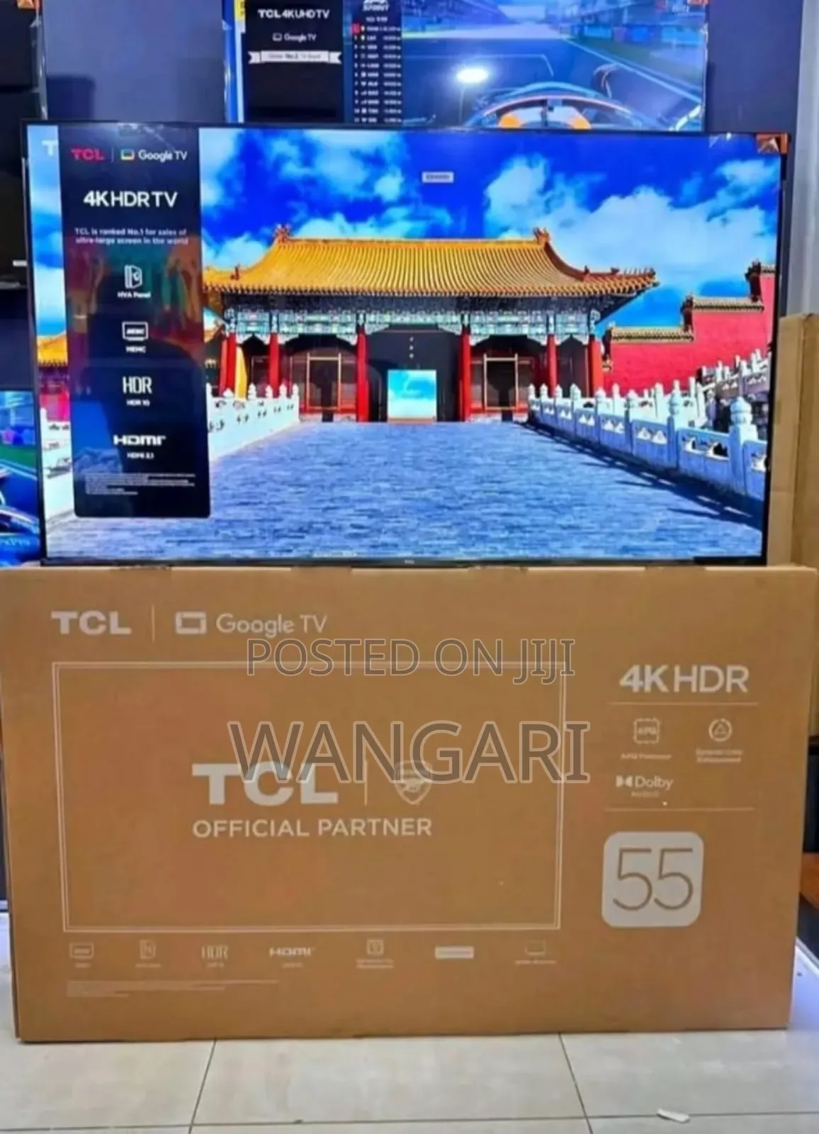 55 Inch TCL Google Smart Android Tv / Youtube/ Netflix