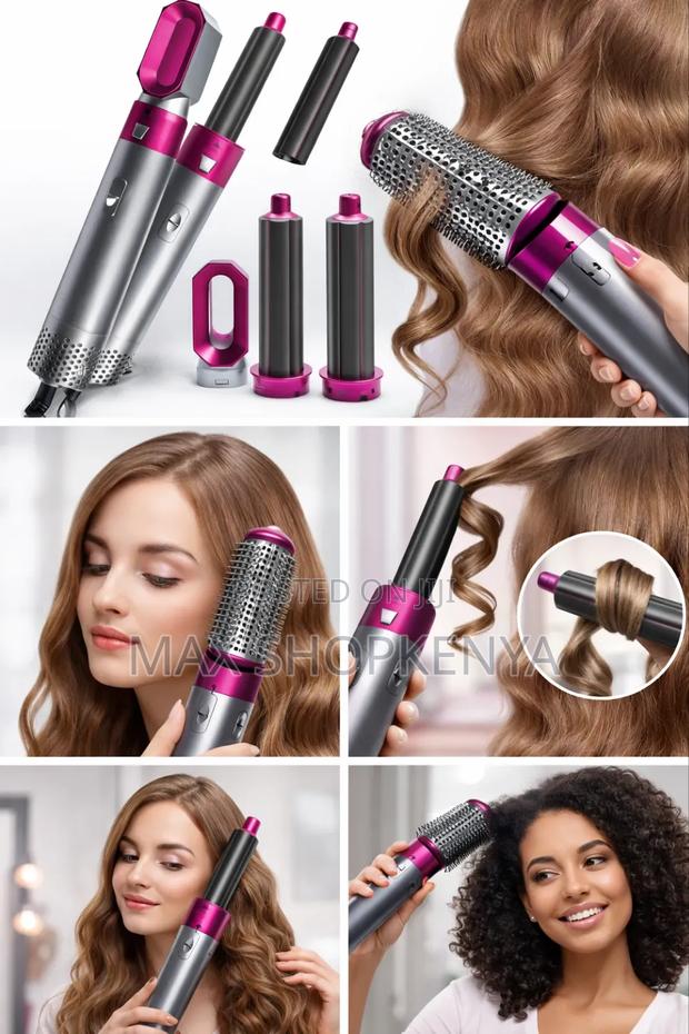 5 in 1 Curling Iron,Hair Styling Comb - thumbnail 2