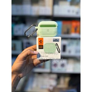 Spigen Airpods Pro Rugged Armor Matte Blue Case/Cover - thumbnail 2