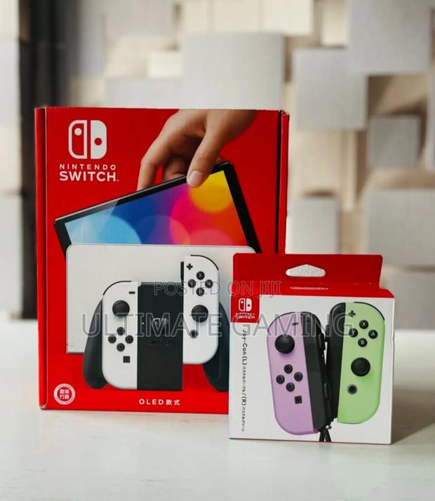 Nintendo Switch – Oled Model + Extra Joycons - main view