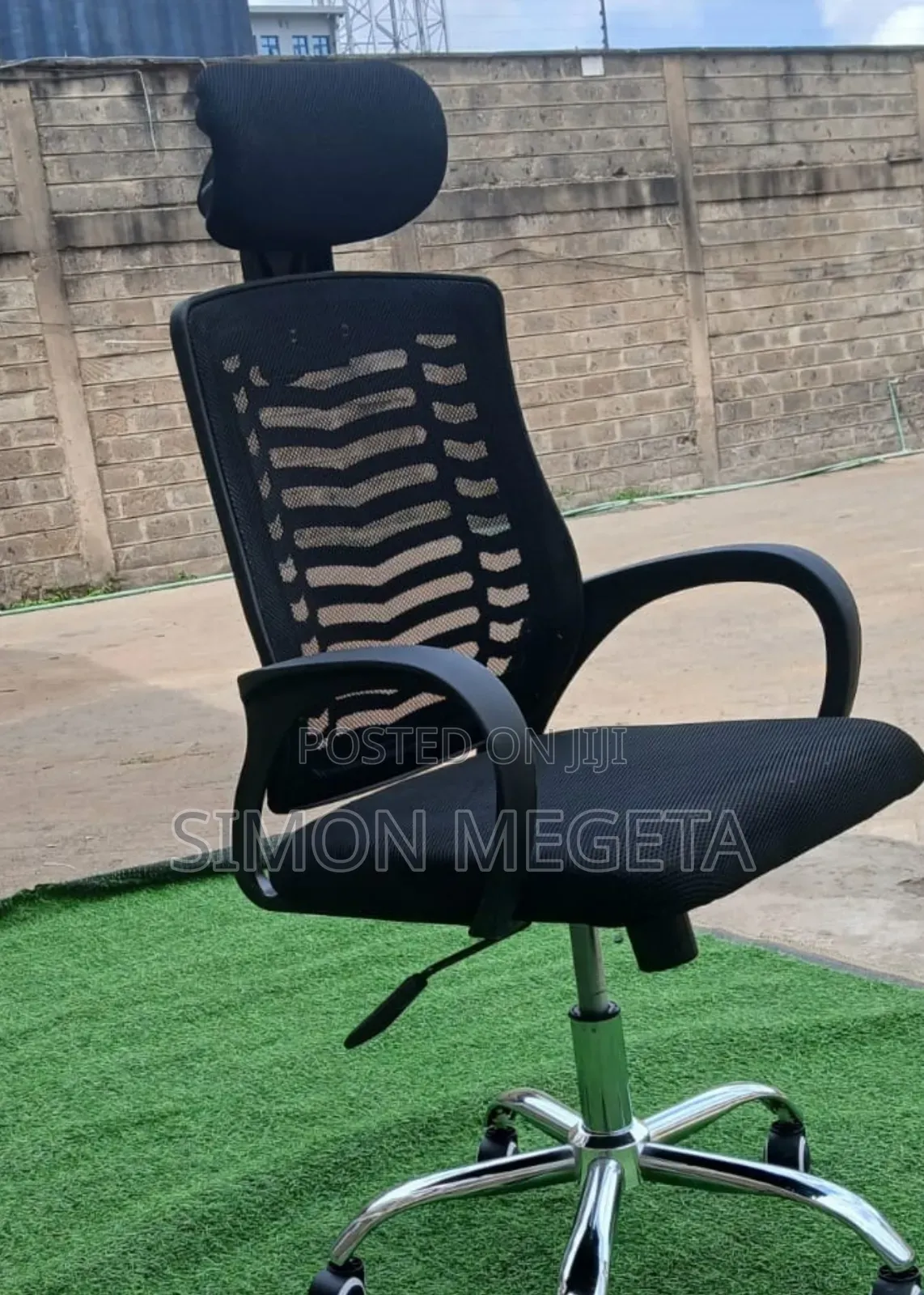 Mesh Office Chair, Headrest