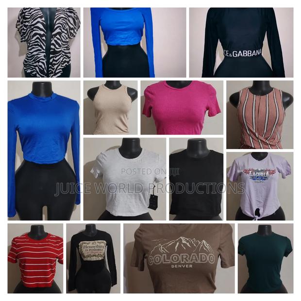 Ladies Crop Tops - main view