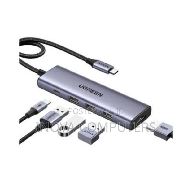 Ugreen 5-in-1 Usb-c Multifunction Adapter - Cm511 - thumbnail 3