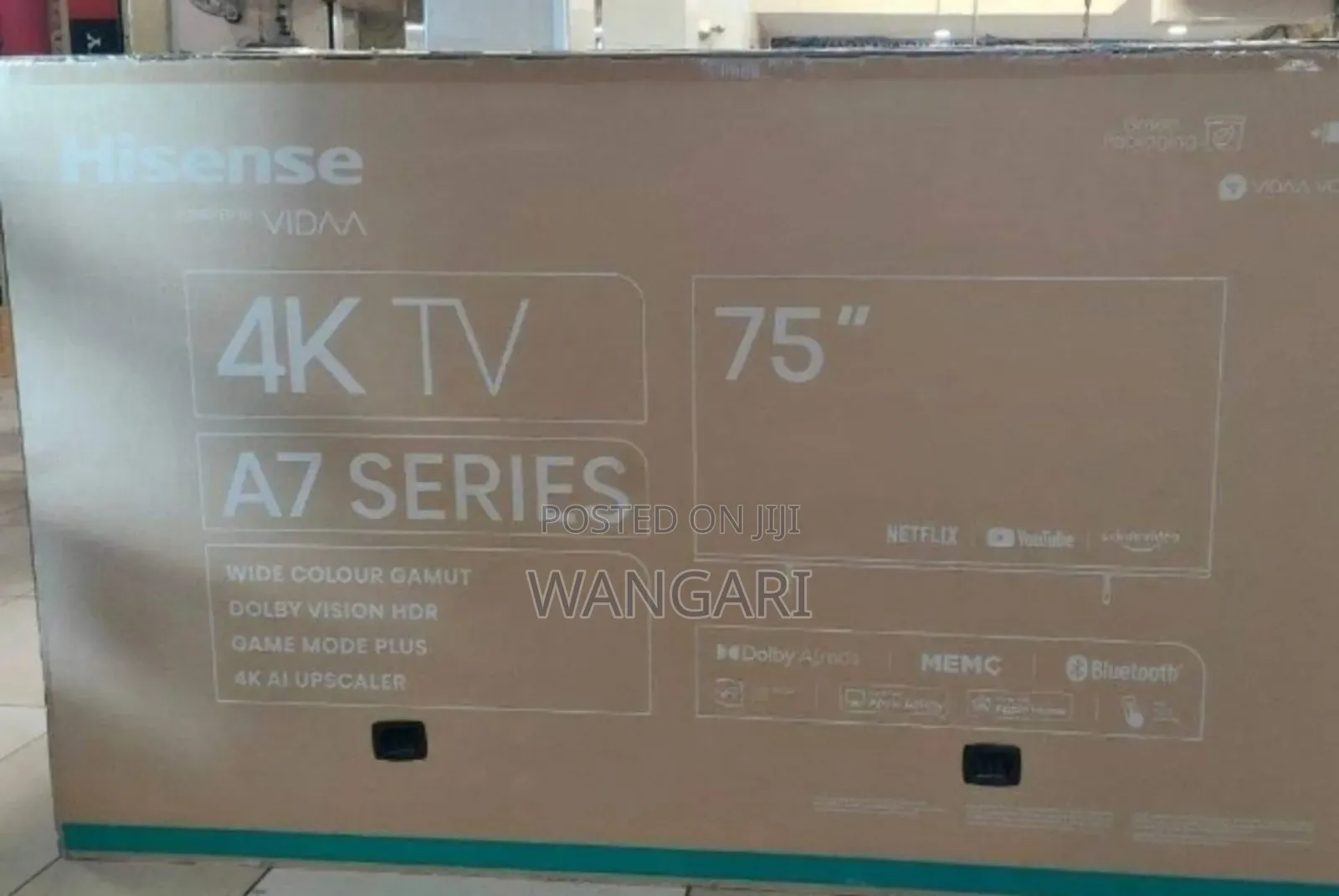 Bluetooth Enabled A7 75 Inch Smart Android Tv TCL
