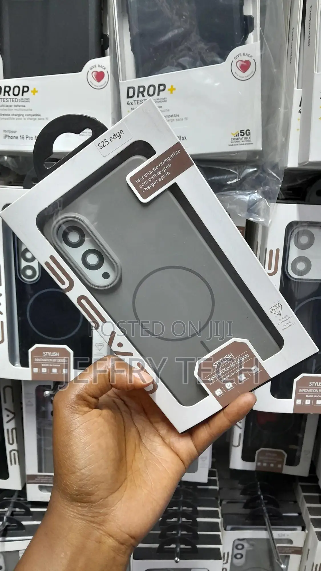 Tongate Samsung Galaxy S25 Edge Matte Magnetic Syndee Tpu Case