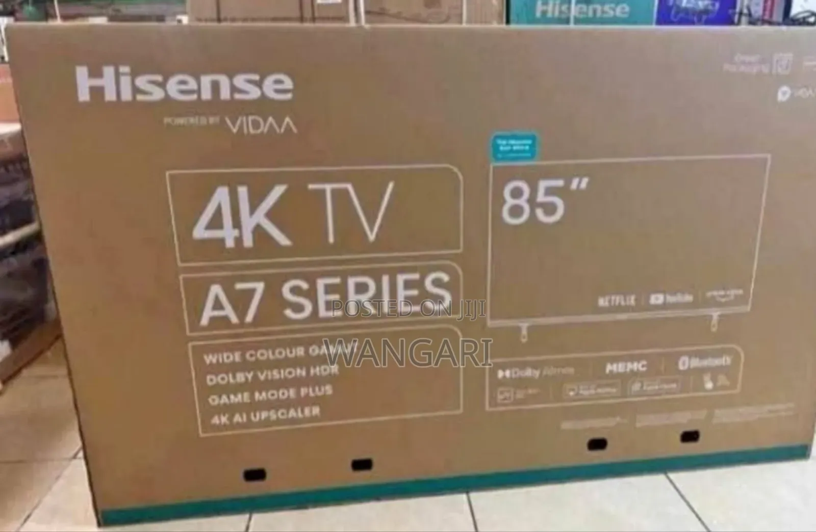 Restocked A7 Series 4 K 85 Inches Hisense Television