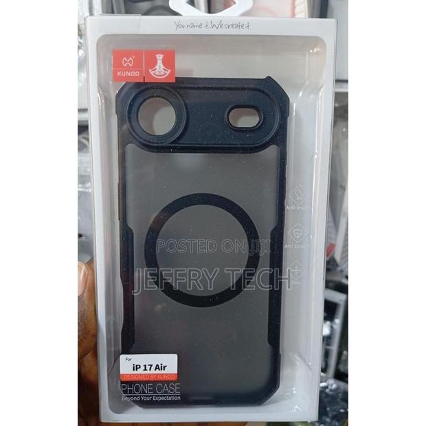 Xundd Magnetic Case for iPhone 17 Air – Shockproof Slim Transparent Co - thumbnail 2