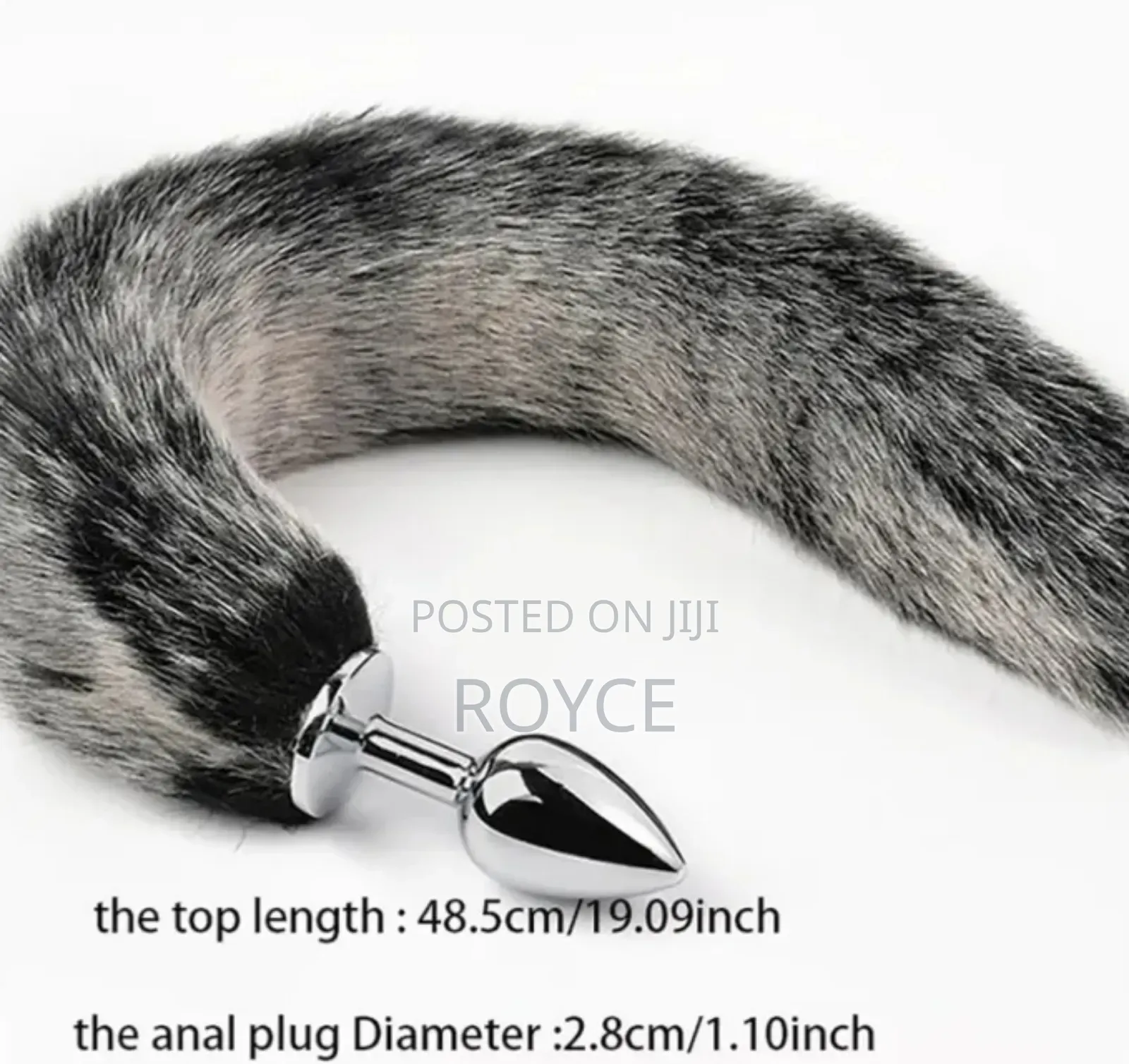 Faux Fur Plush Anal Plug