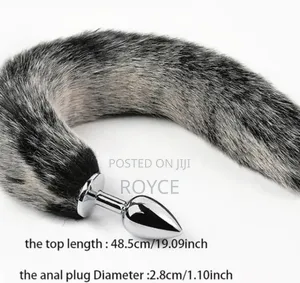 Faux Fur Plush Anal Plug
