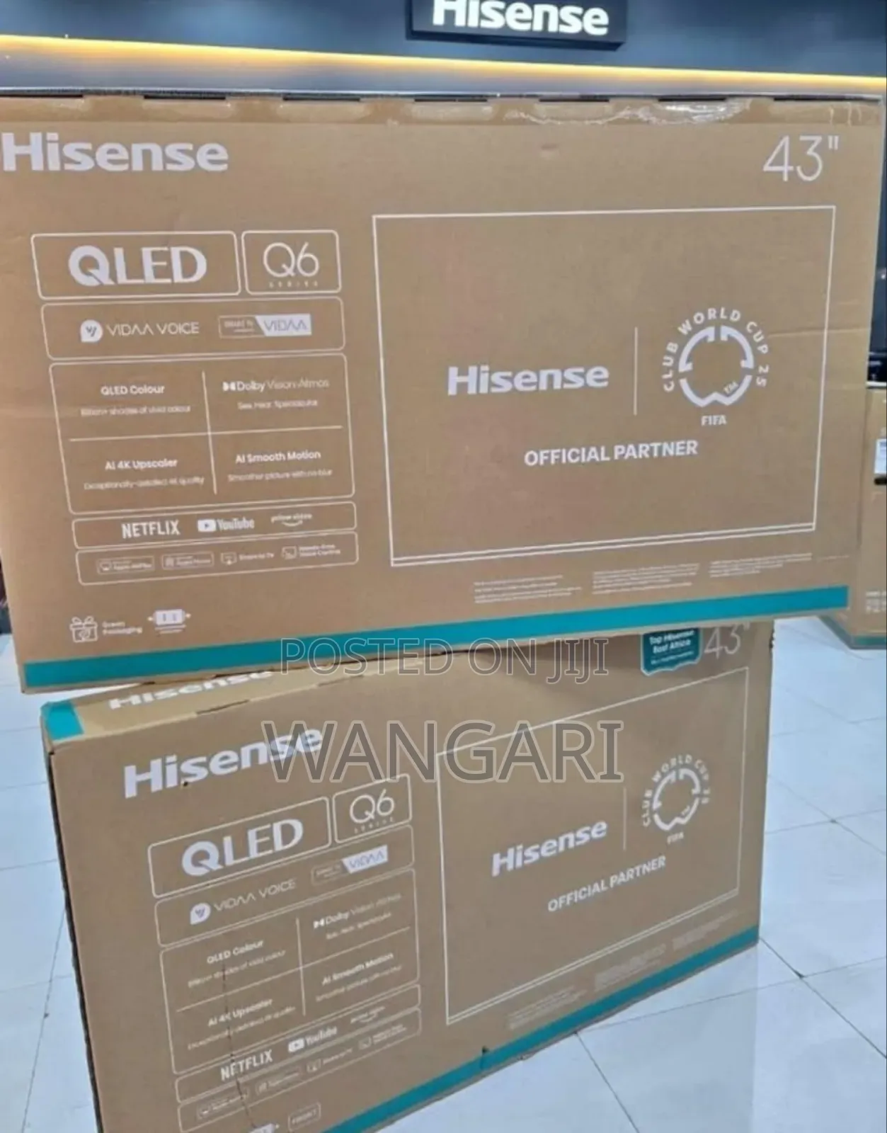 Youtube Netflix Q6 Series 43 Inch TCL Smart Adroid Tv