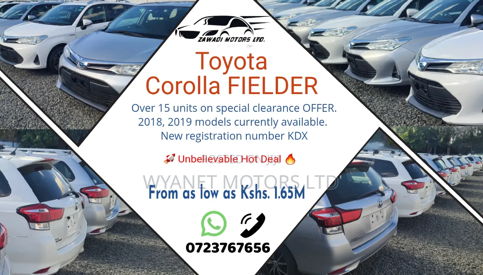 Toyota Corolla Fielder 1.5 Hybrid FWD 2018 Silver