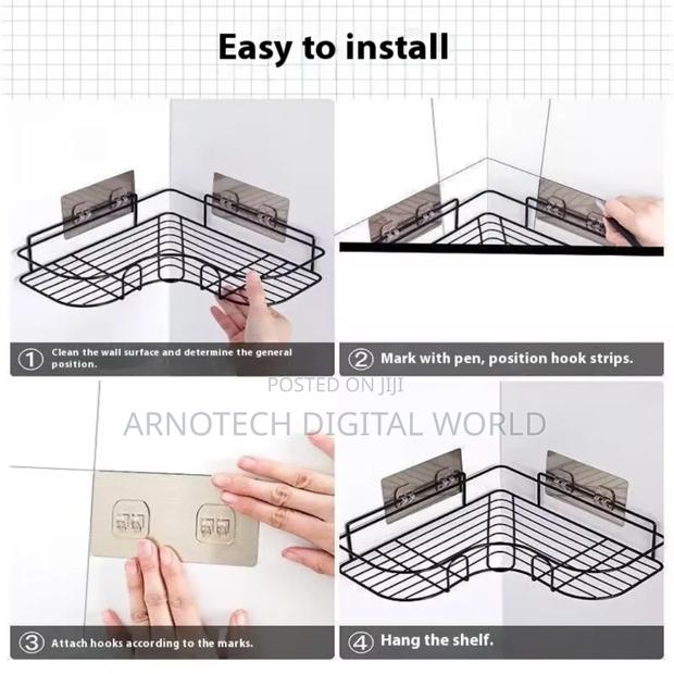 Wall Mounted Bathroom Shelf Organizer - thumbnail 3