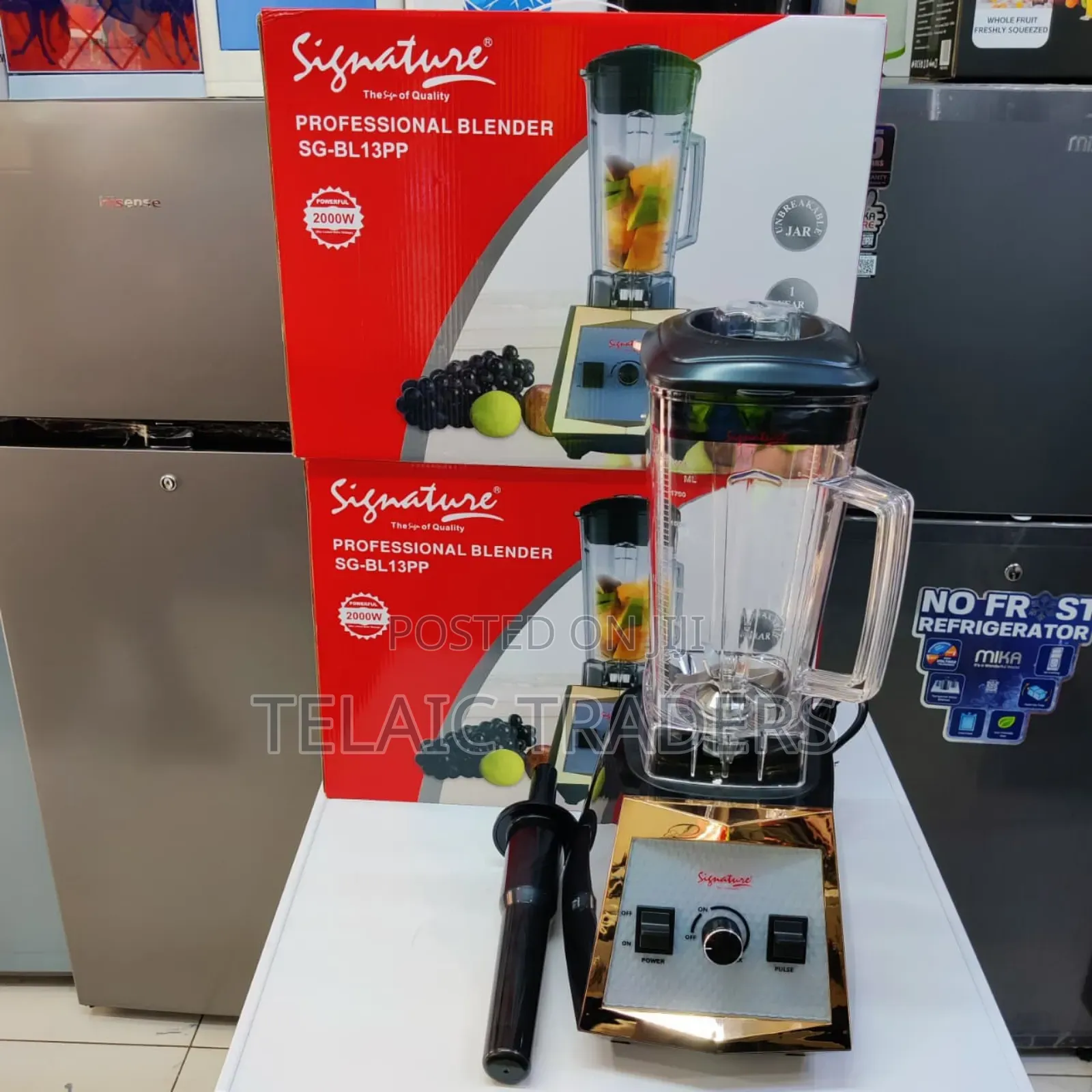Signature Commercial Blender 2litres 1 Jug 2000w