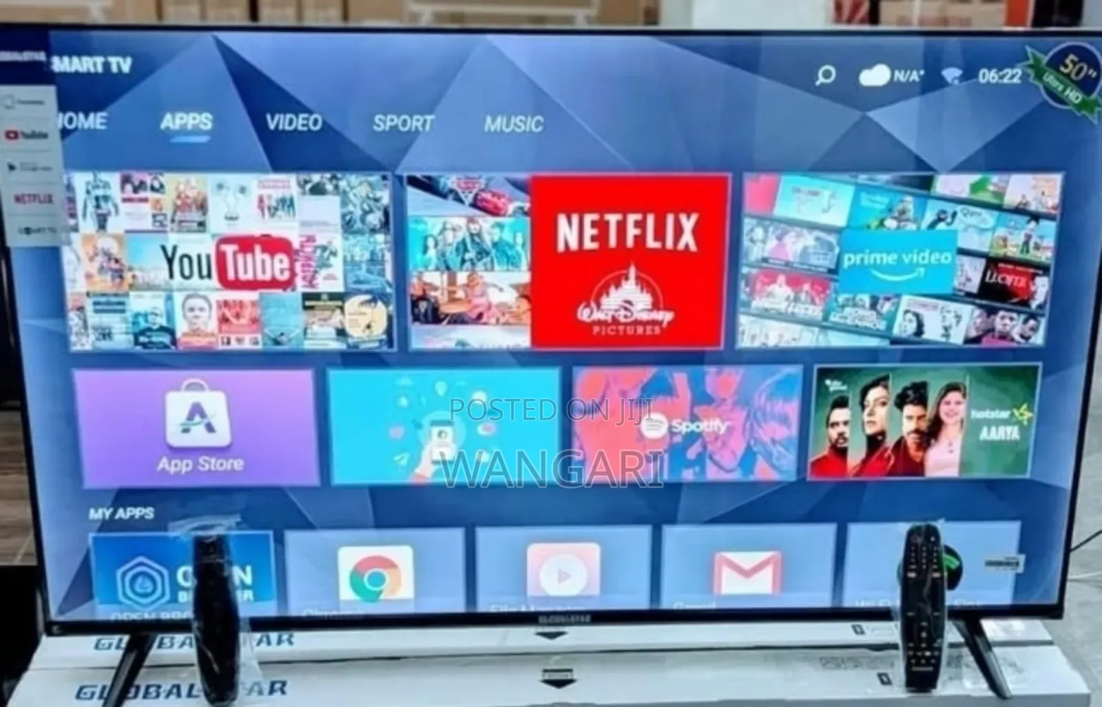 Youtube Netflix 50 Inch Globalstar Smart Tv