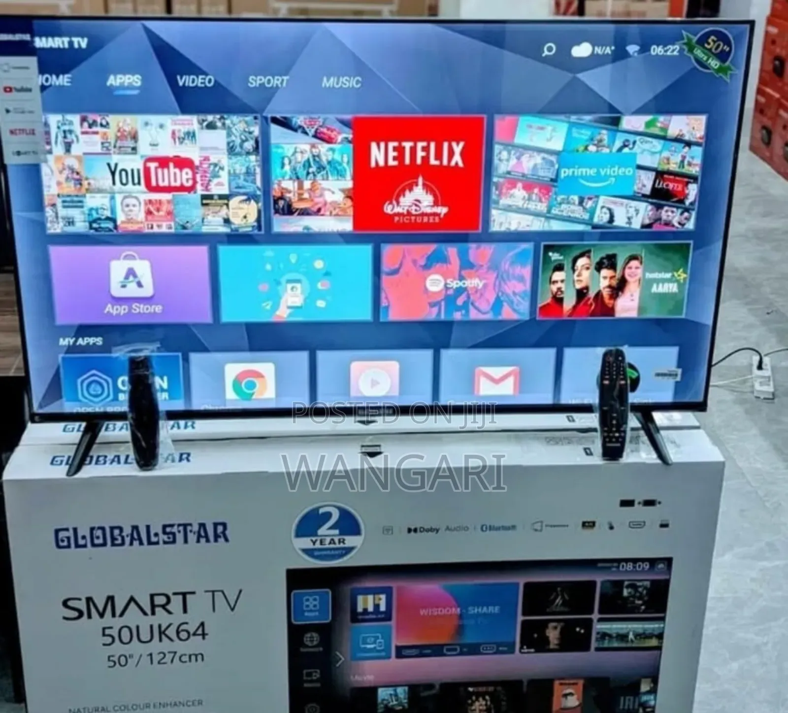 Youtube Netflix 50 Inch Globalstar Smart Tv