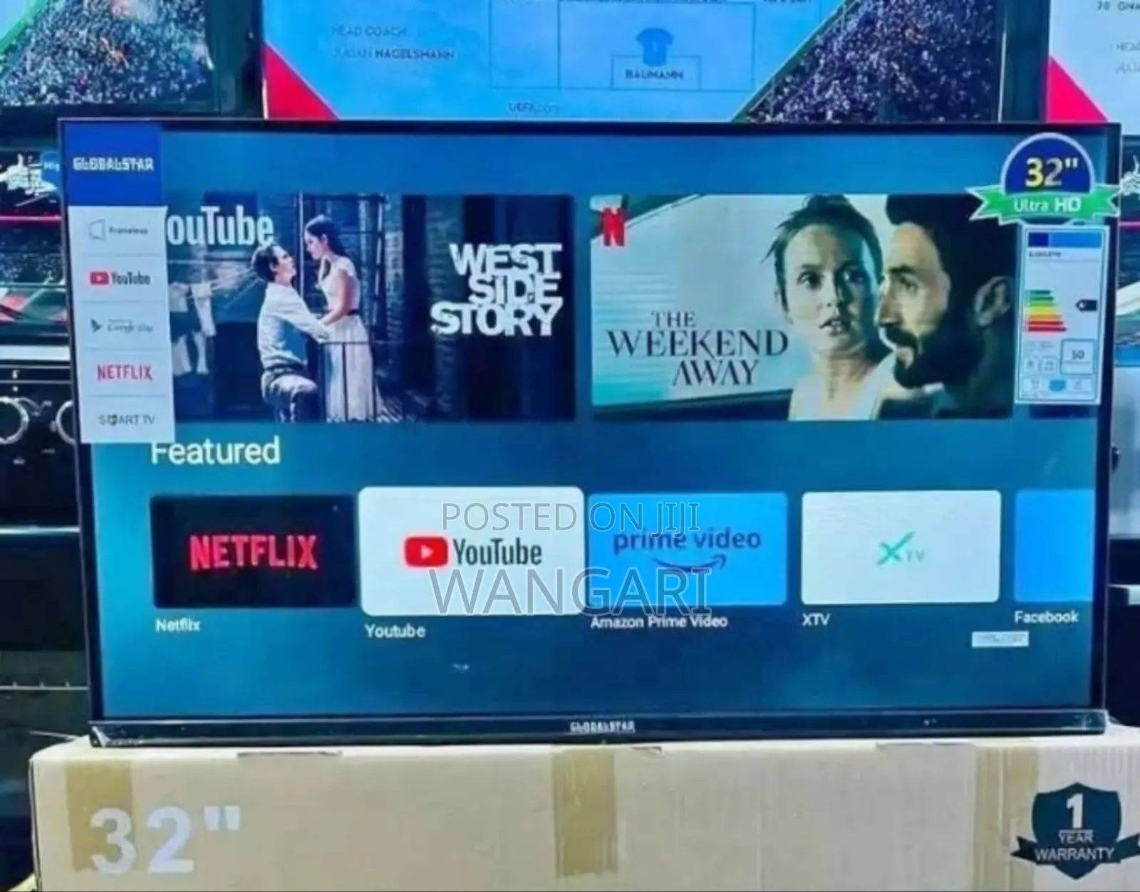 Bluetooth Enabled Globalstar 32 Inch Smart Tv