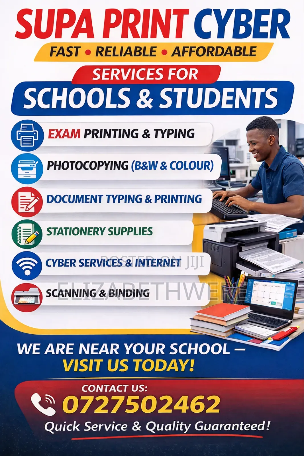 Bulk Photocopy at 5/- And Binding in Kisumu