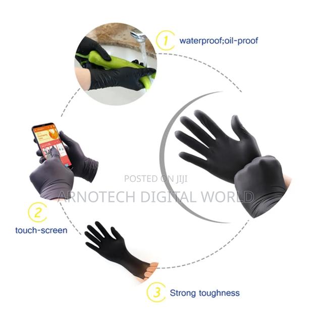 Nitrile Powder Free Gloves 100 Pieces Pack - thumbnail 2
