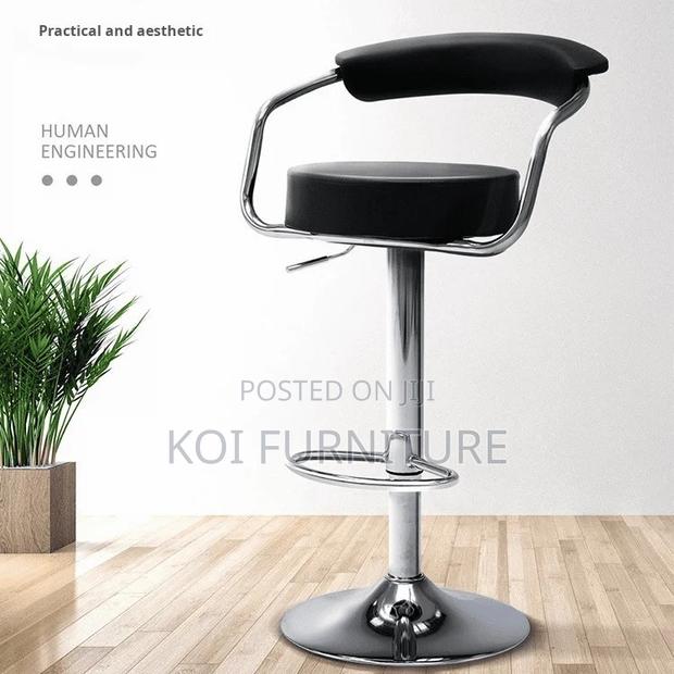 Barstools; Modern Adjustable Dining and Counter Barstool - thumbnail 4
