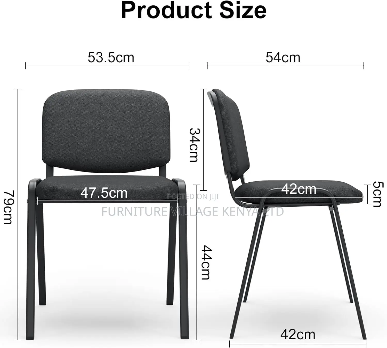 Office Chair; Stackable Tosca Visitors Office Seat