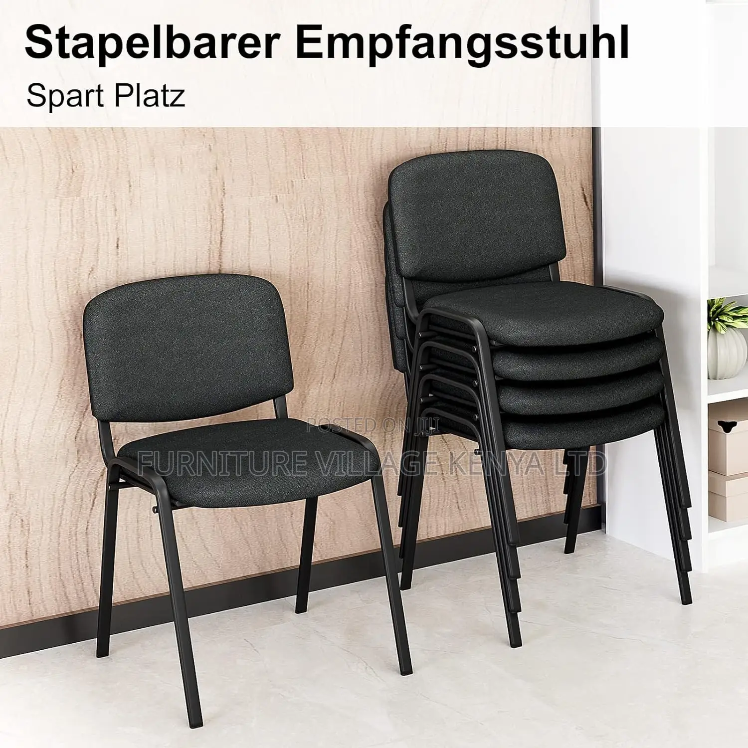 Office Chair; Stackable Tosca Visitors Office Seat