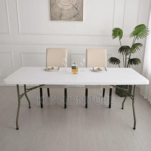 Dining Table; White Home and Outdoor Dining Table