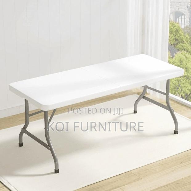 Dining Table; White Home and Outdoor Dining Table - thumbnail 2