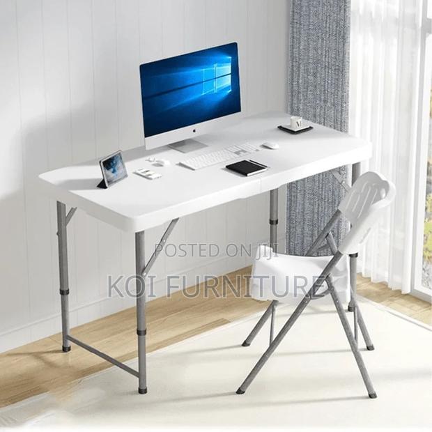 Dining Table; White Home and Outdoor Dining Table - thumbnail 3