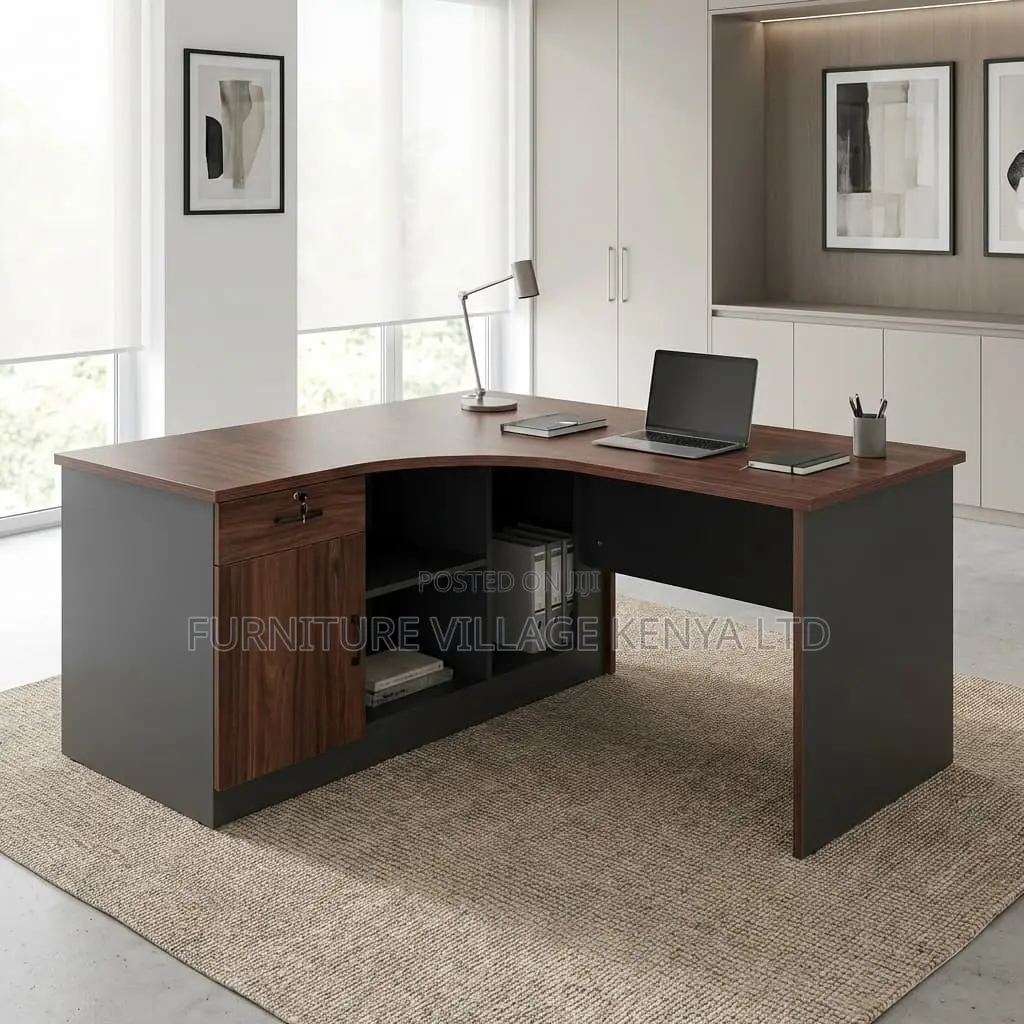 Office Desk; 1.4m Advanced Curved Office Desk