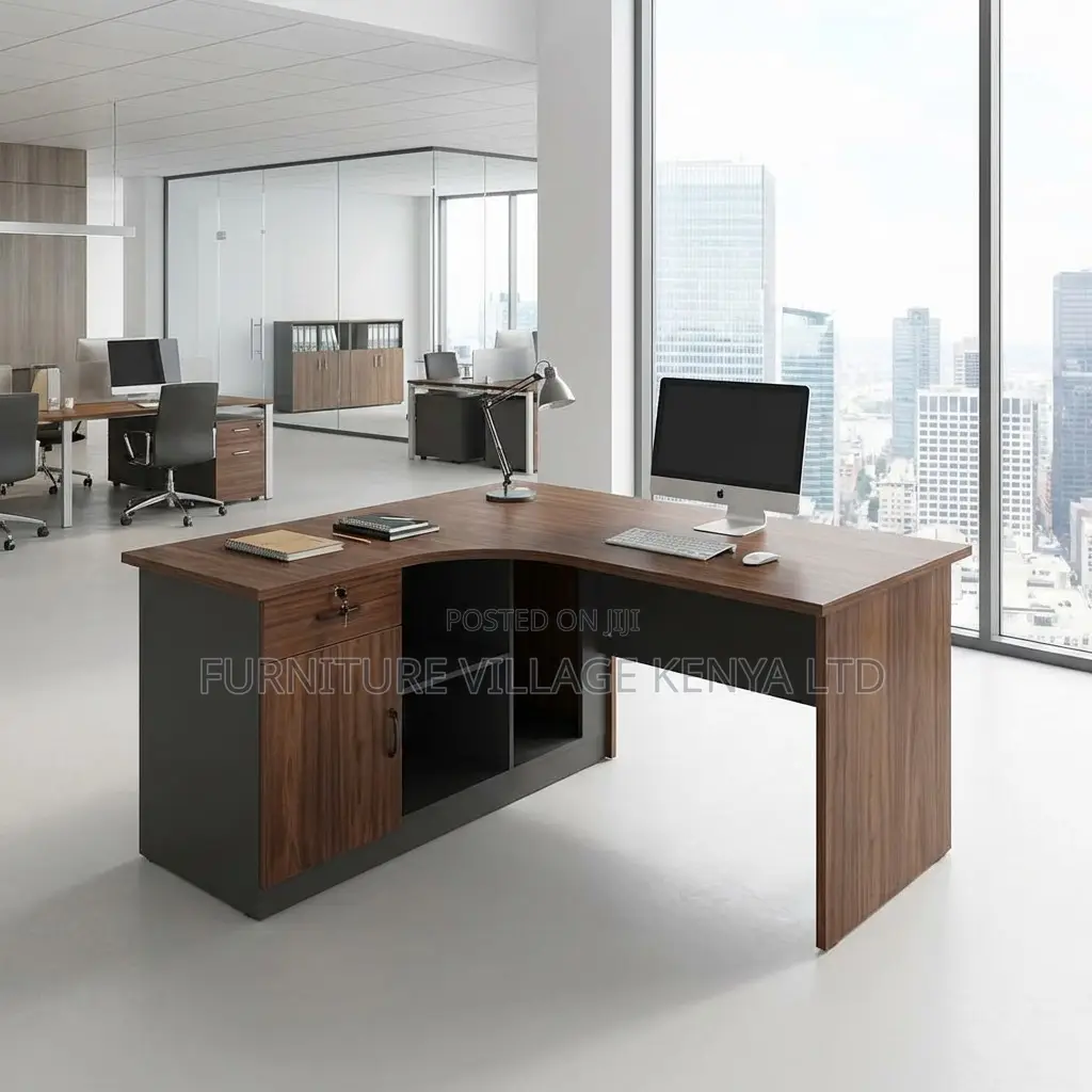 Office Desk; 1.4m Advanced Curved Office Desk