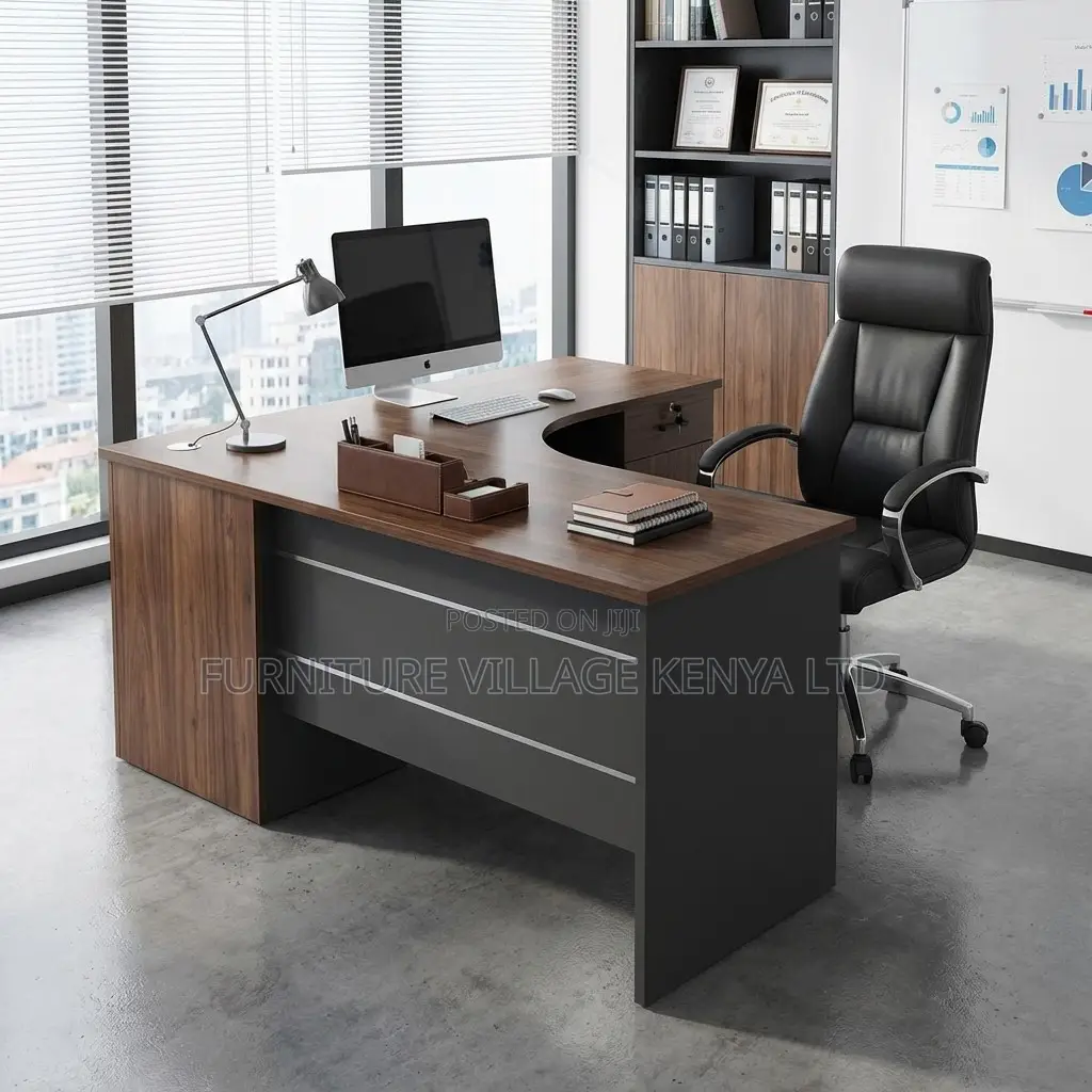 Office Desk; 1.4m Advanced Curved Office Desk