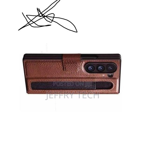 Samsung Galaxy Z Fold 7 5g Leather Case With Pen Space - thumbnail 2