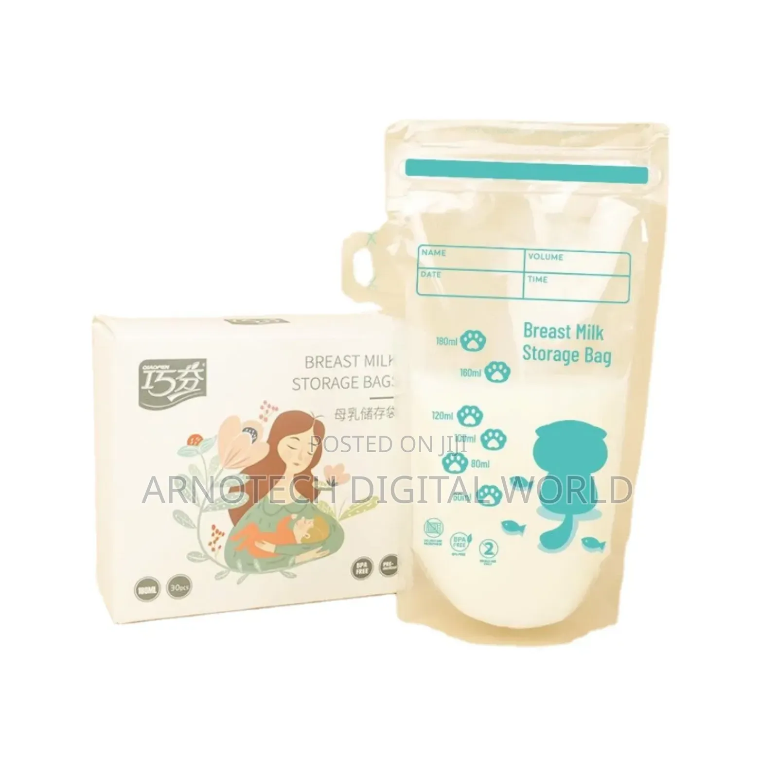 Breast Milk Storage Bags-30 Pieces Pack