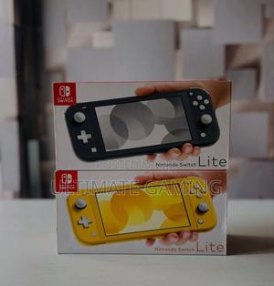 The Nintendo Switch Lite Yellow/Space Gray
