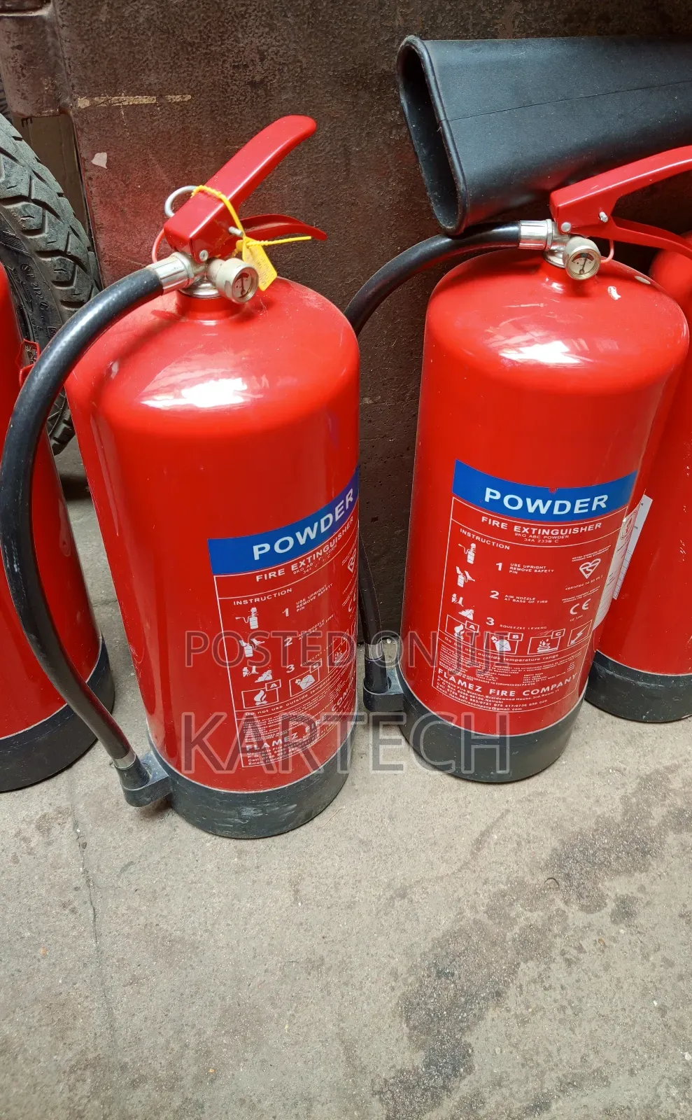 Portable 6kg Dry Chemical Powder Fire Extinguisher For Home, Office