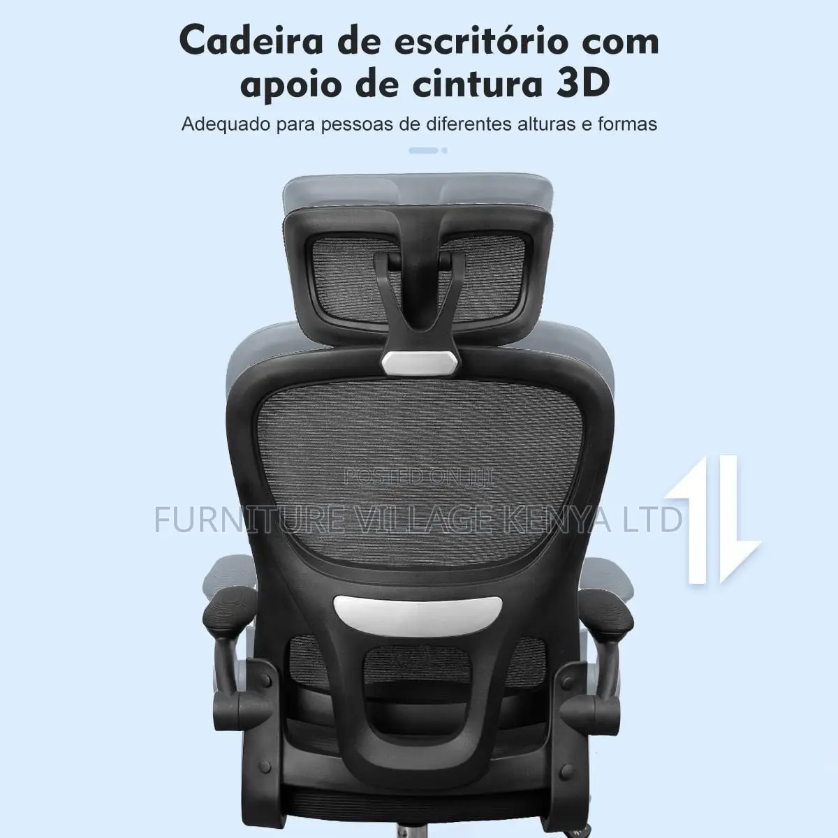 Office Chair; Ergonomic Swivel Office Seat