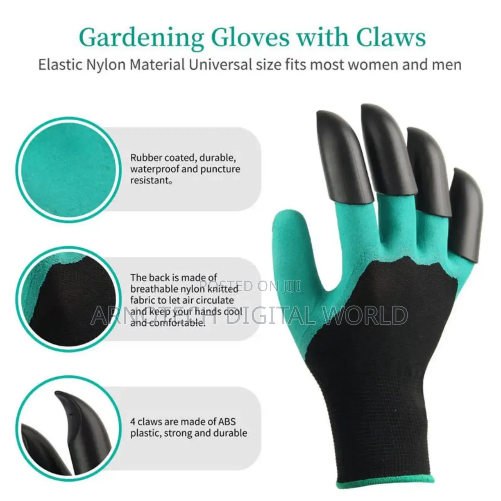 Gardening Gloves With Claws